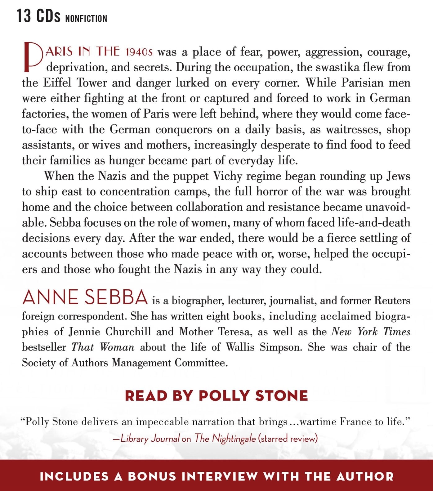 Les Parisiennes: How the Women of Paris Lived, Loved, and Died Under Nazi Occupation