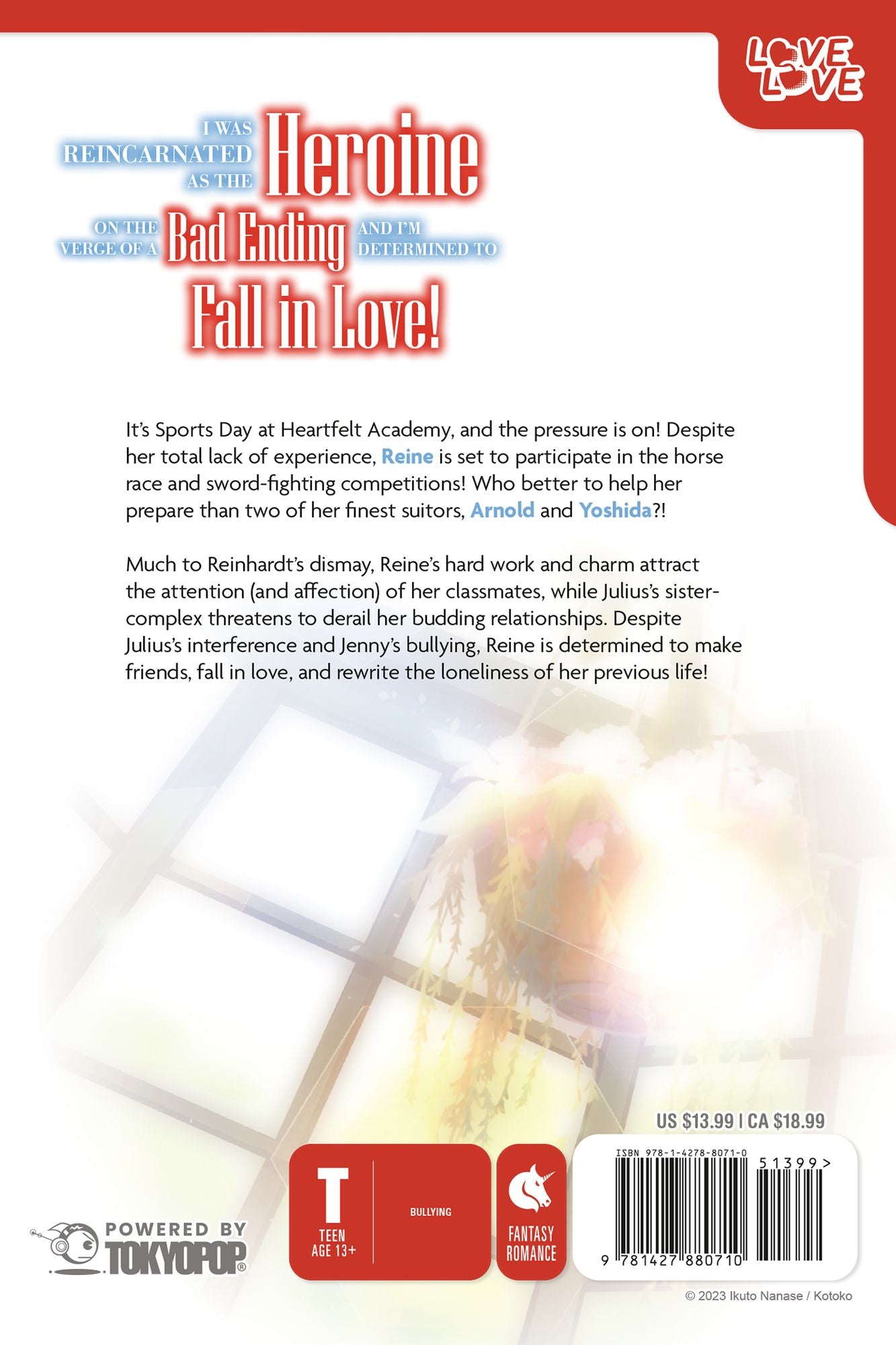I Was Reincarnated as the Heroine on the Verge of a Bad Ending, and I'm Determined to Fall in Love!, Volume 3