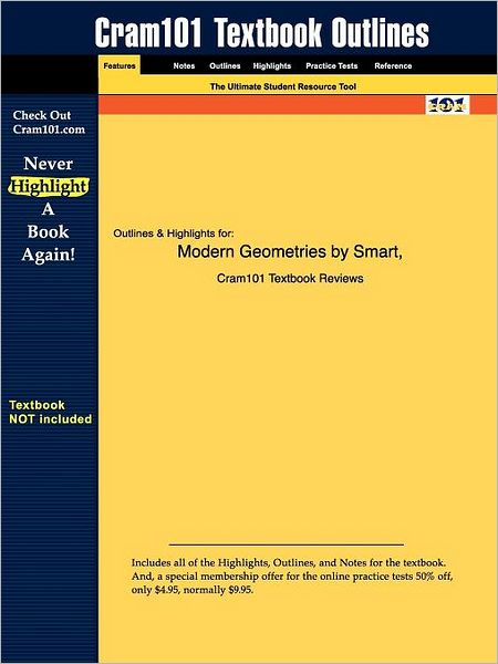 Outlines & Highlights For Modern Geometries By Smart, Isbn