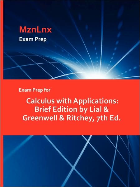 Exam Prep For Calculus With Applications