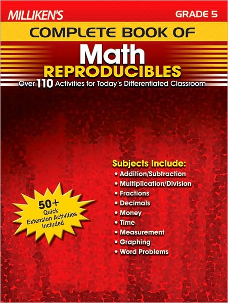 Milliken's Complete Book of Math Reproducibles - Grade 5
