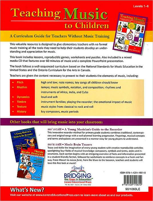 Teaching Music to Children: A Curriculum Guide for Teachers Without Music Training (Book & CD)