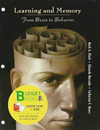 Gluck Learning and Memory (Loose Leaf)
