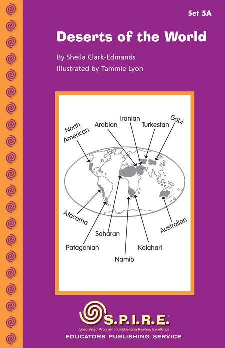 SPIRE Decodable Readers, Set 5A: Deserts of the World