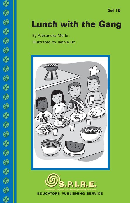 SPIRE Decodable Readers, Set 1B: Lunch with the Gang
