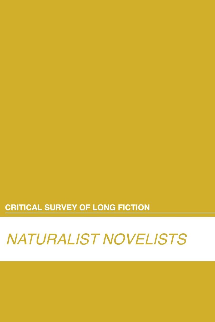 Naturalist Novelists