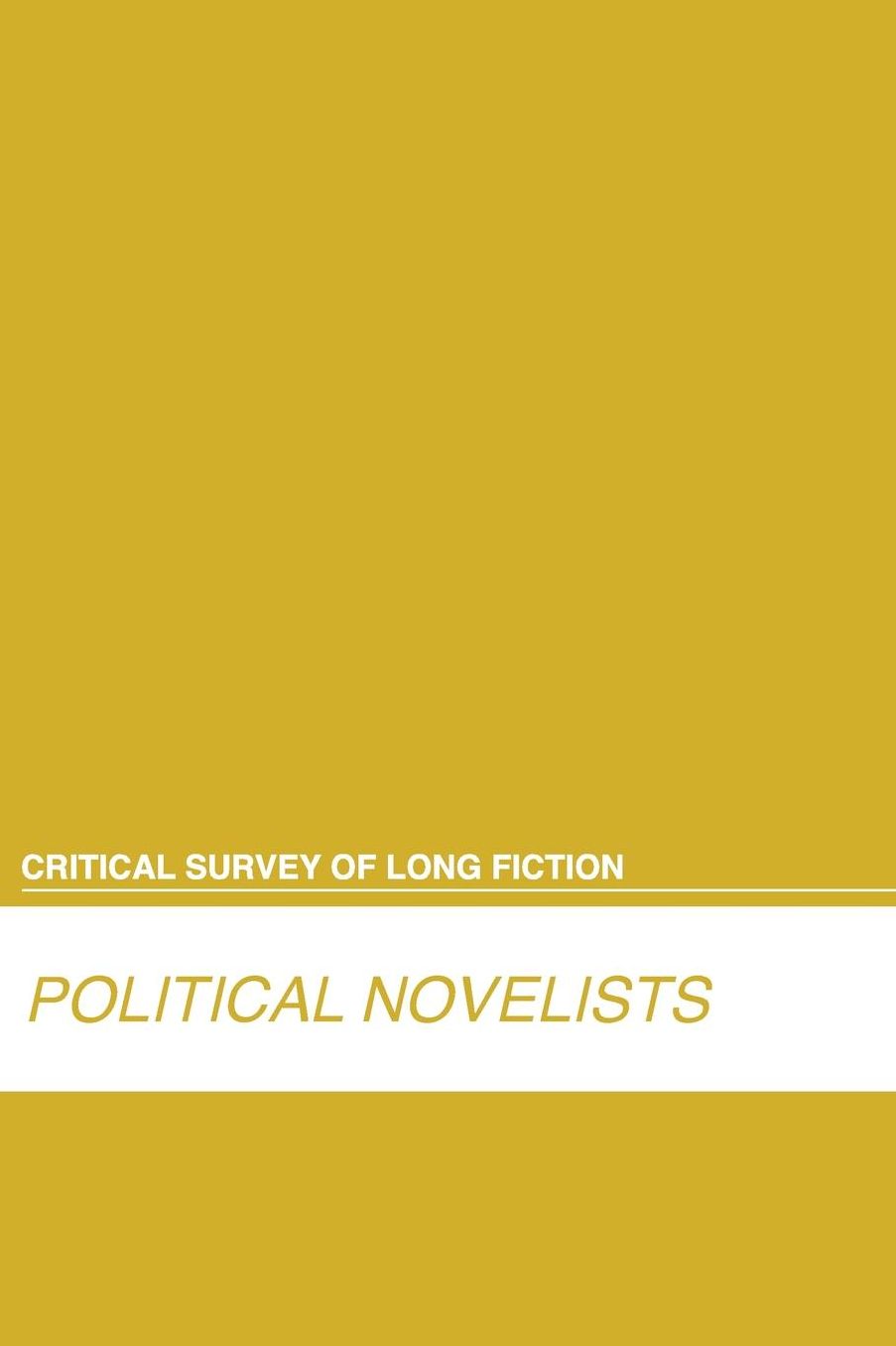 Political Novelists