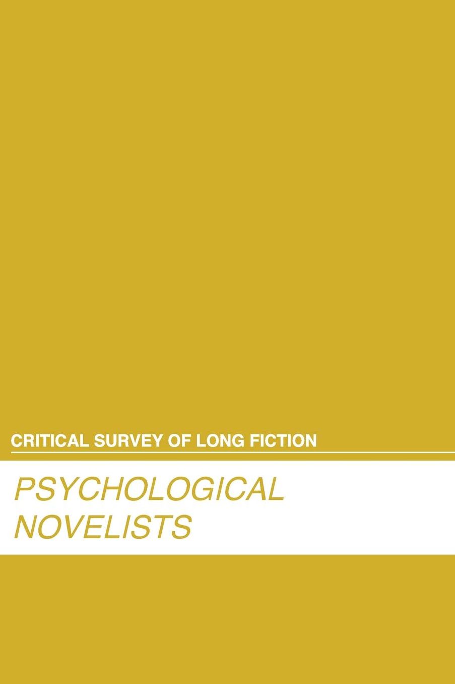 Psychological Novelists