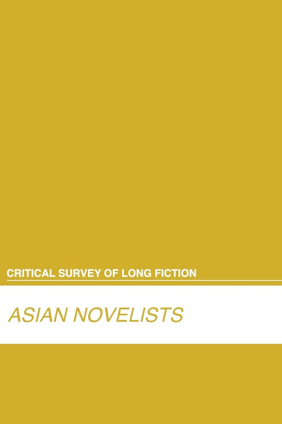 Asian Novelists