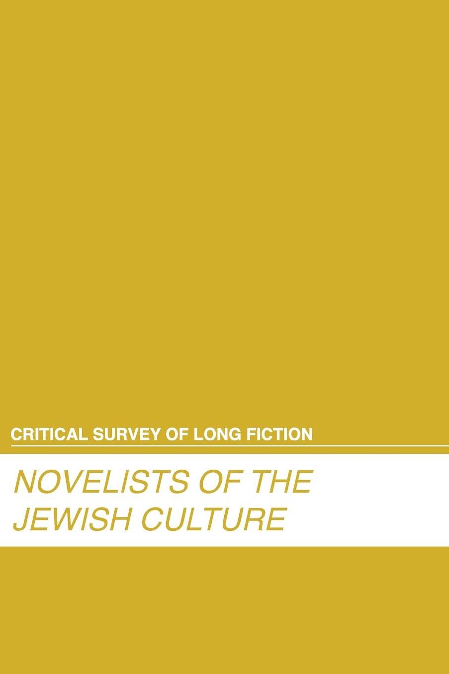 Novelists of the Jewish Culture