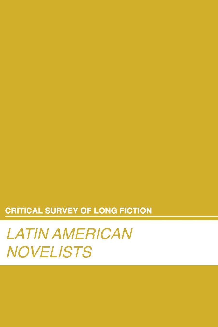 Latin American Novelists