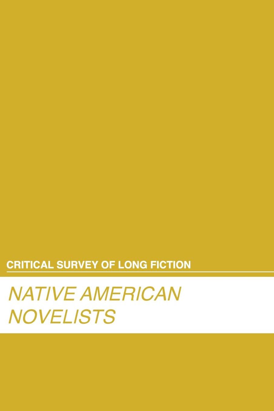 Native American Novelists