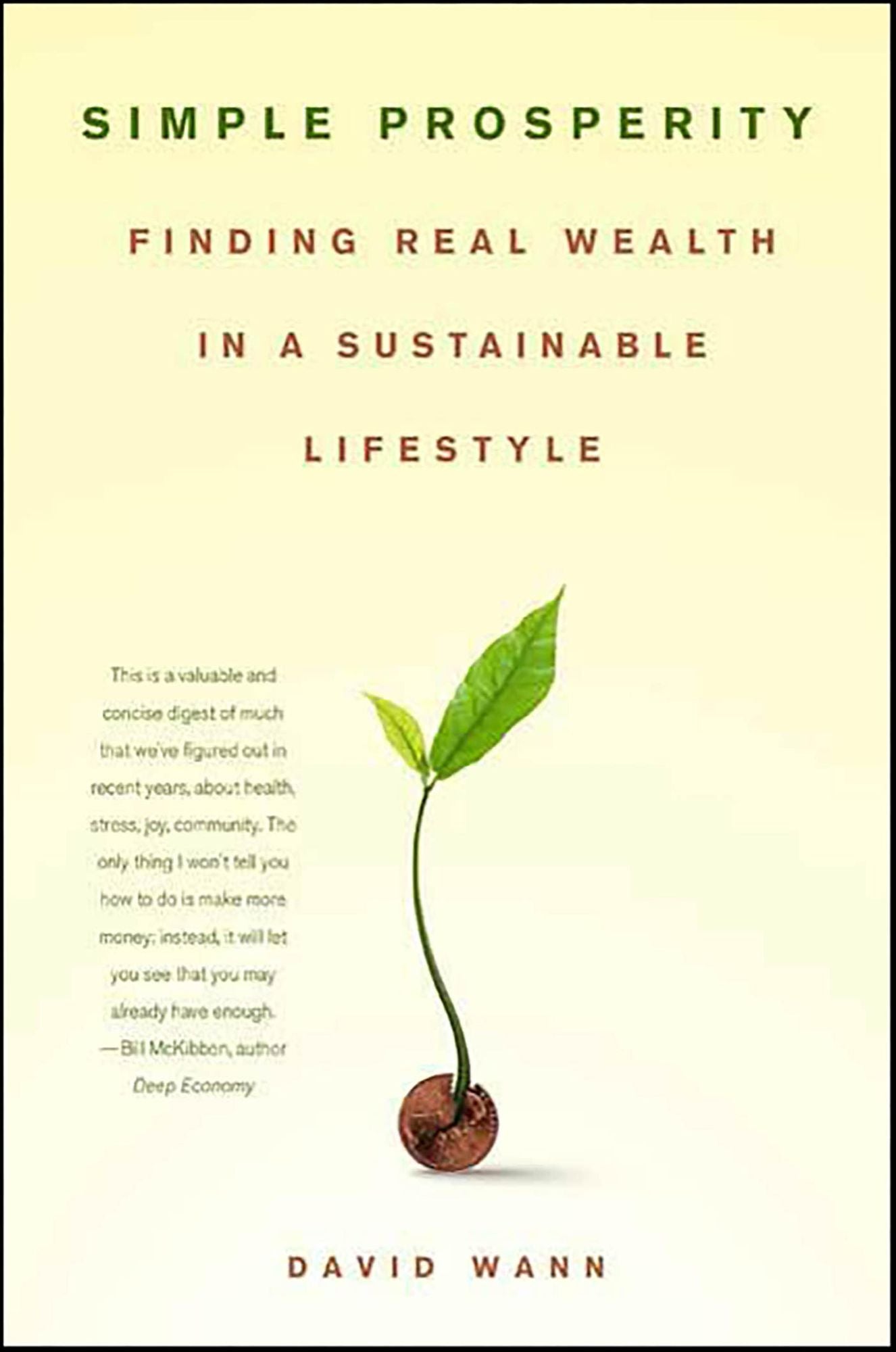 Simple Prosperity: Finding Real Wealth in a Sustainable Lifestyle