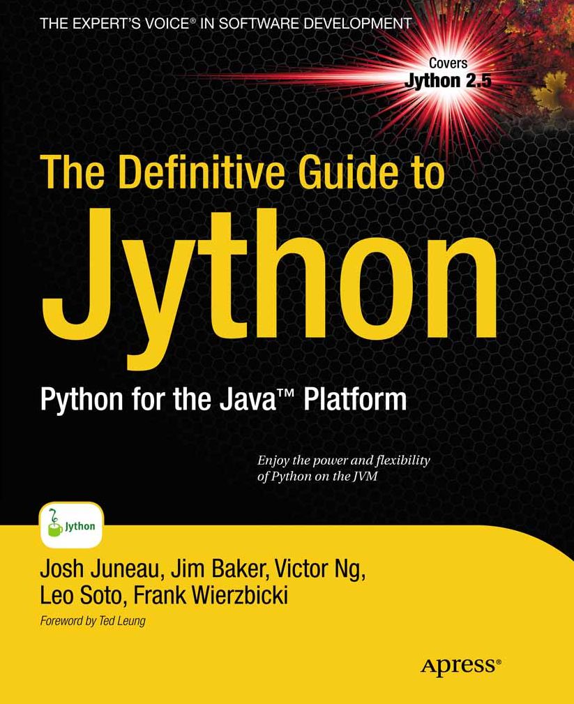 The Definitive Guide to Jython: Python for the Java Platform