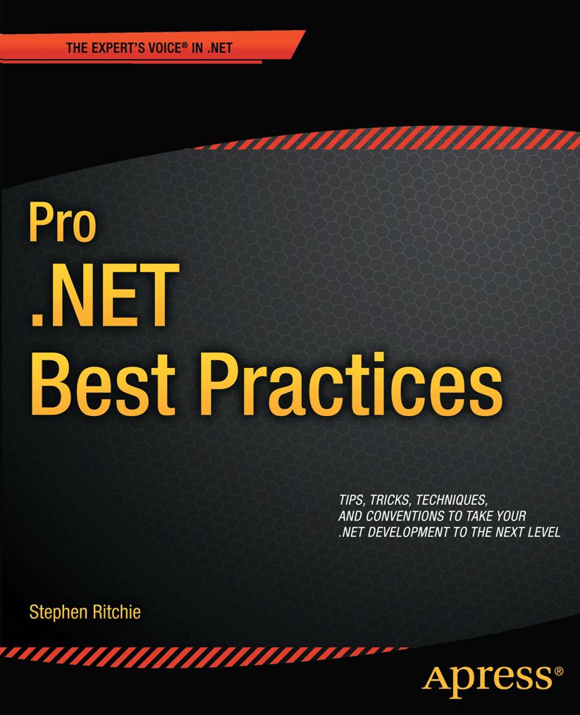 Pro .NET Best Practices