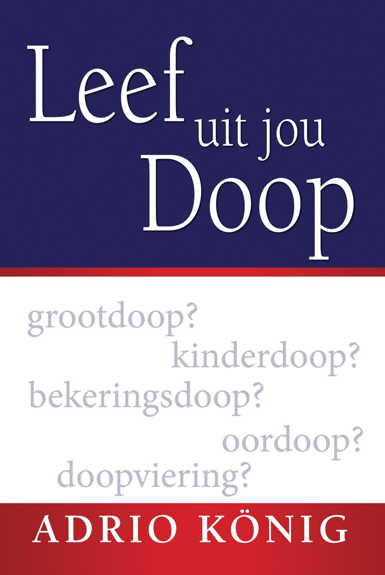 Leef uit jou doop (eBoek)