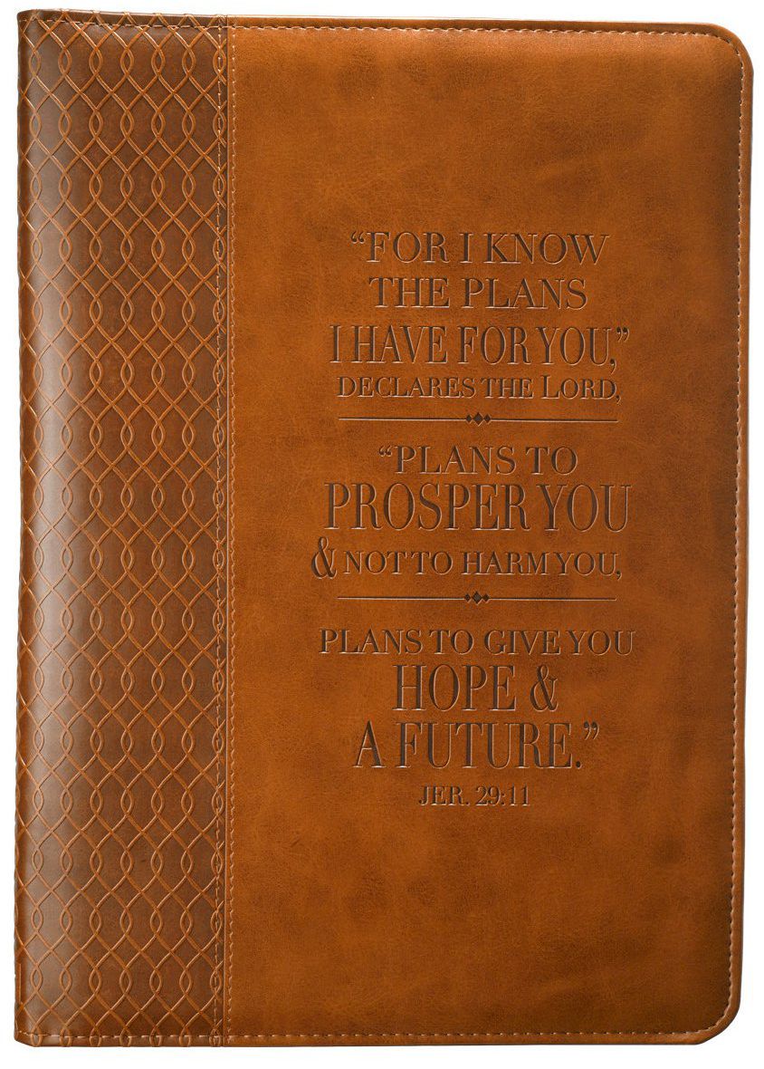 For Know the Plans I Have for You Lux-Leather Journal: Brown