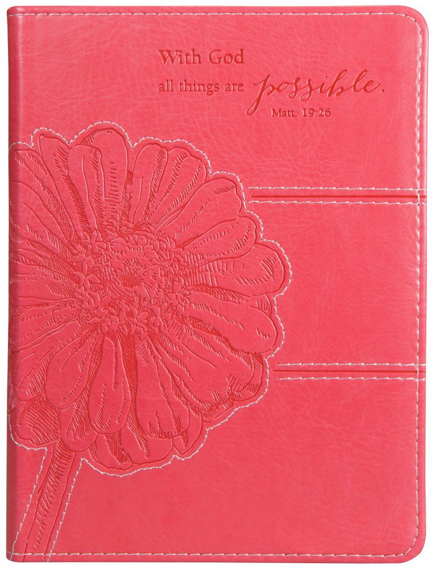 With God All Things Are Possible Journal: Pink