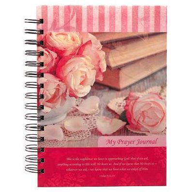 Prayer Journal Pink Flowers