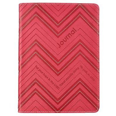 Journal Lux-Leather Put Your Hope Pink Psalm 37:34