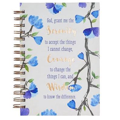 Journal Wirebound Large Serenity Prayer
