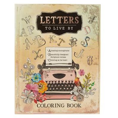 Coloring Book Letters to Live by