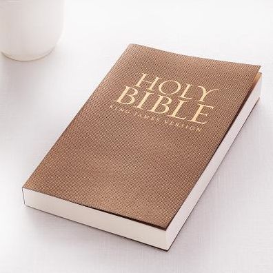 KJV Bible Gift & Award (Faux Leather, Antique Gold)