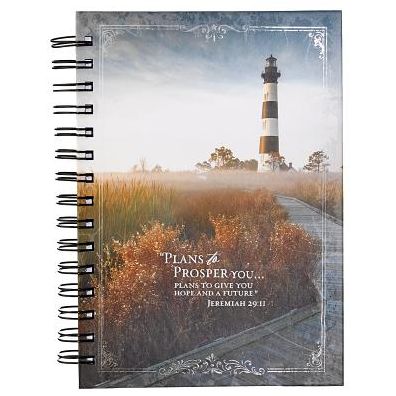 Journal Largewirebound Jeremiah 29:11: Lighthouse