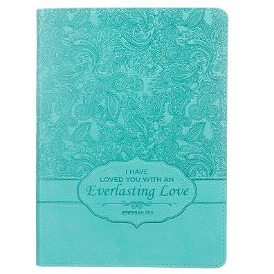 Journal Turquoise Luxleather Everlasting Love