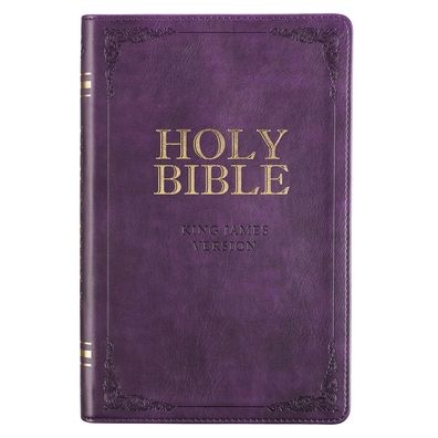 KJV Bible Deluxe Gift (Faux Leather, Purple)