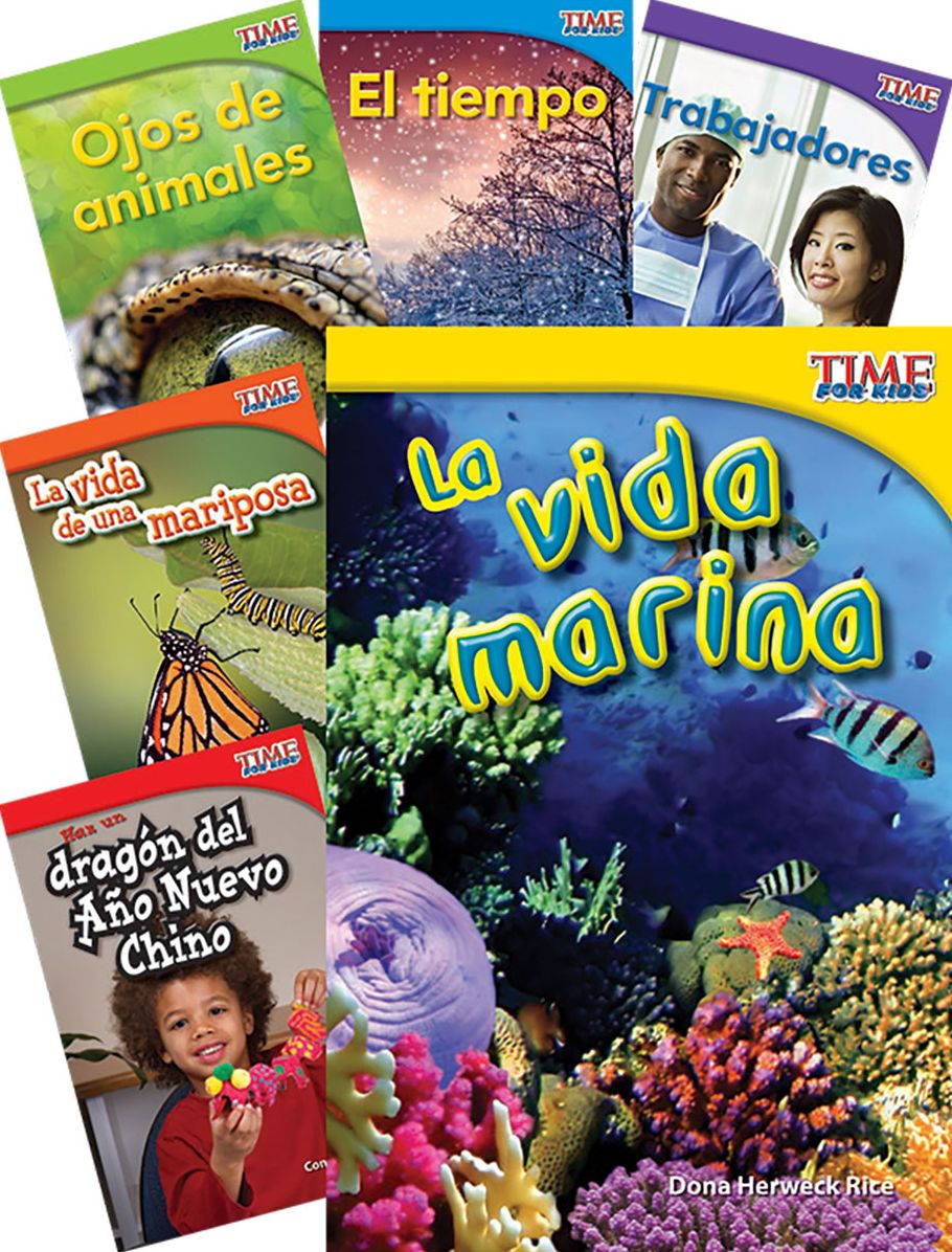 TIME FOR KIDS Informational Text Grade 1 Readers Spanish Set 2 10-Book Set