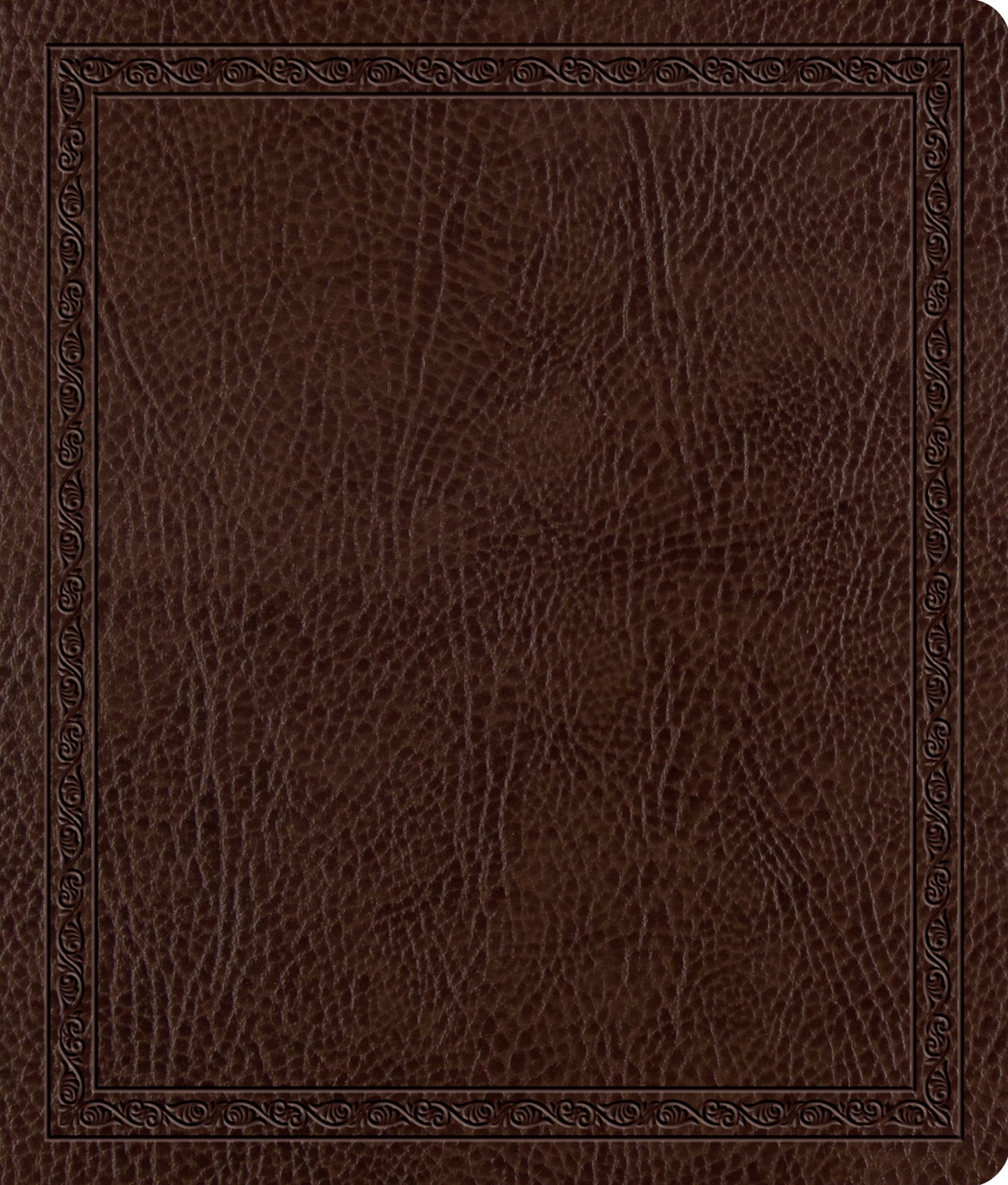 ESV Journaling Bible Bonded Leather, Mocha Threshold Design