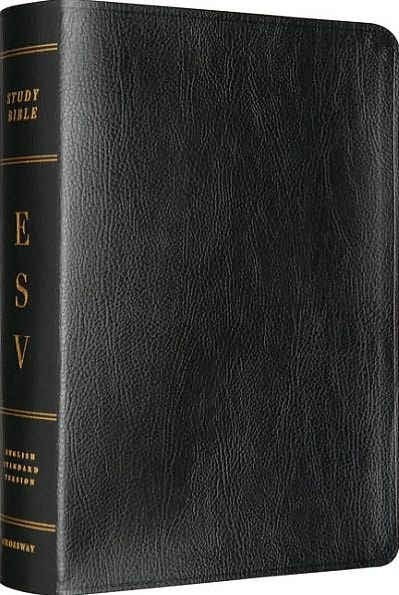 The ESV Study Bible: Bonded Leather, Black