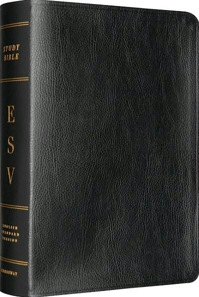 The ESV Study Bible: Bonded Leather, Black