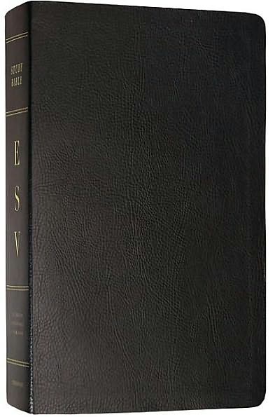 The ESV Study Bible: Bonded Leather, Black