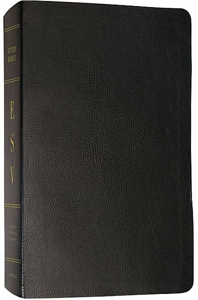 The ESV Study Bible: Bonded Leather, Black