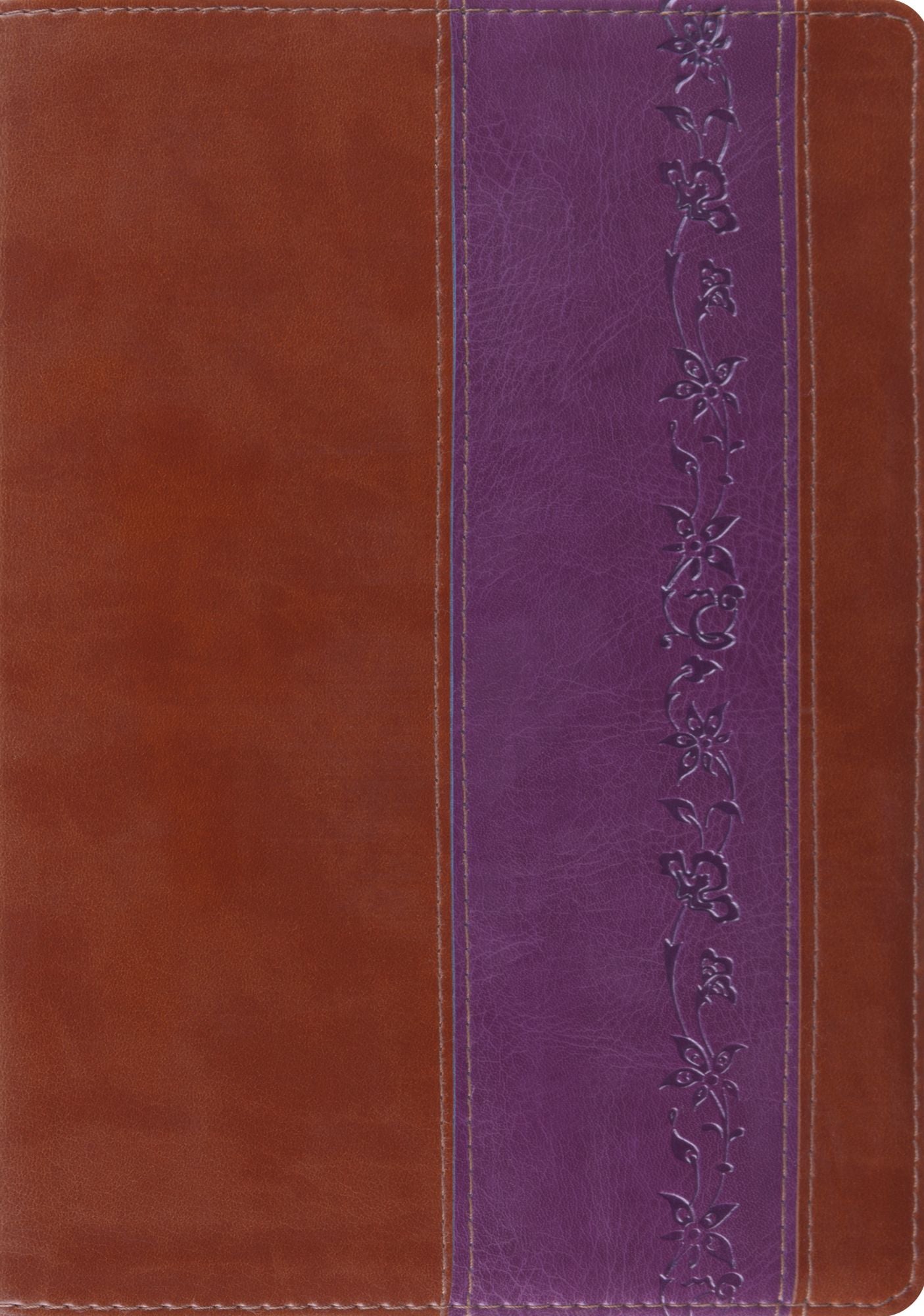 ESV Study Bible TruTone Brown/Purple, Iris Design
