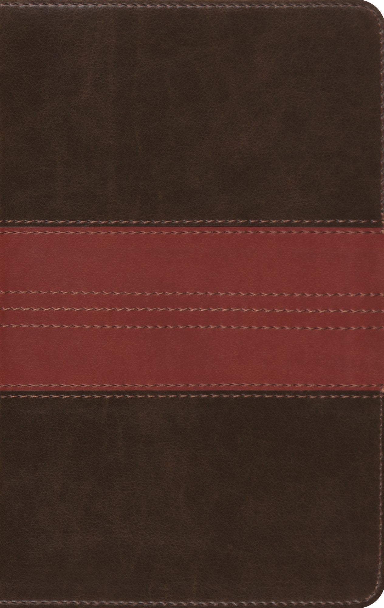 ESV Large Print Compact Bible (TruTone, Forest/Tan, Trail Design)