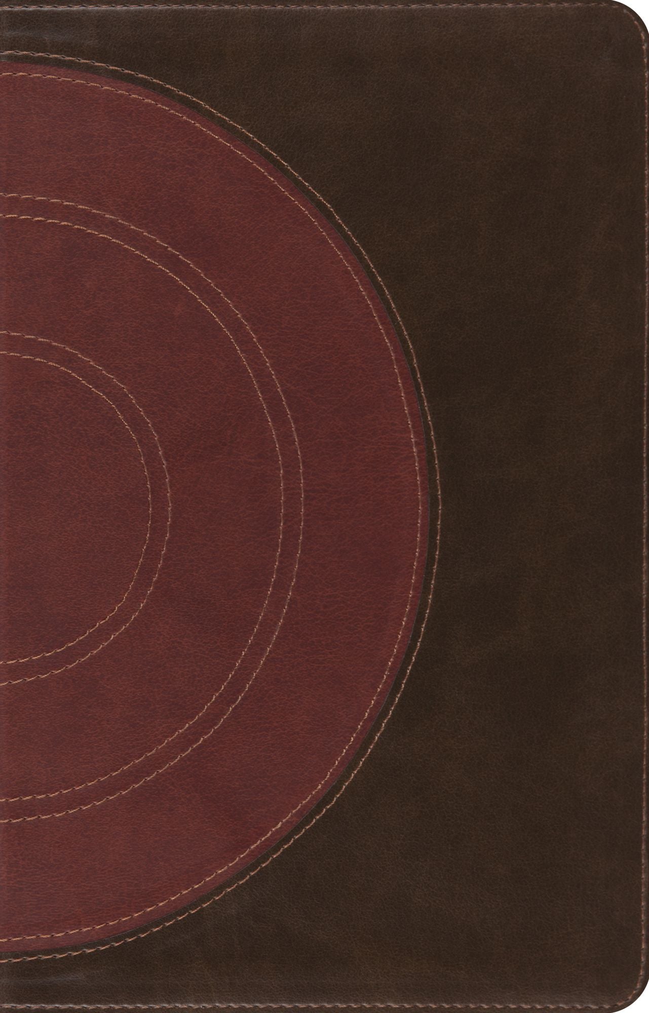 ESV Large Print Thinline Reference Bible (TruTone, Tan/Forest, Core Design)