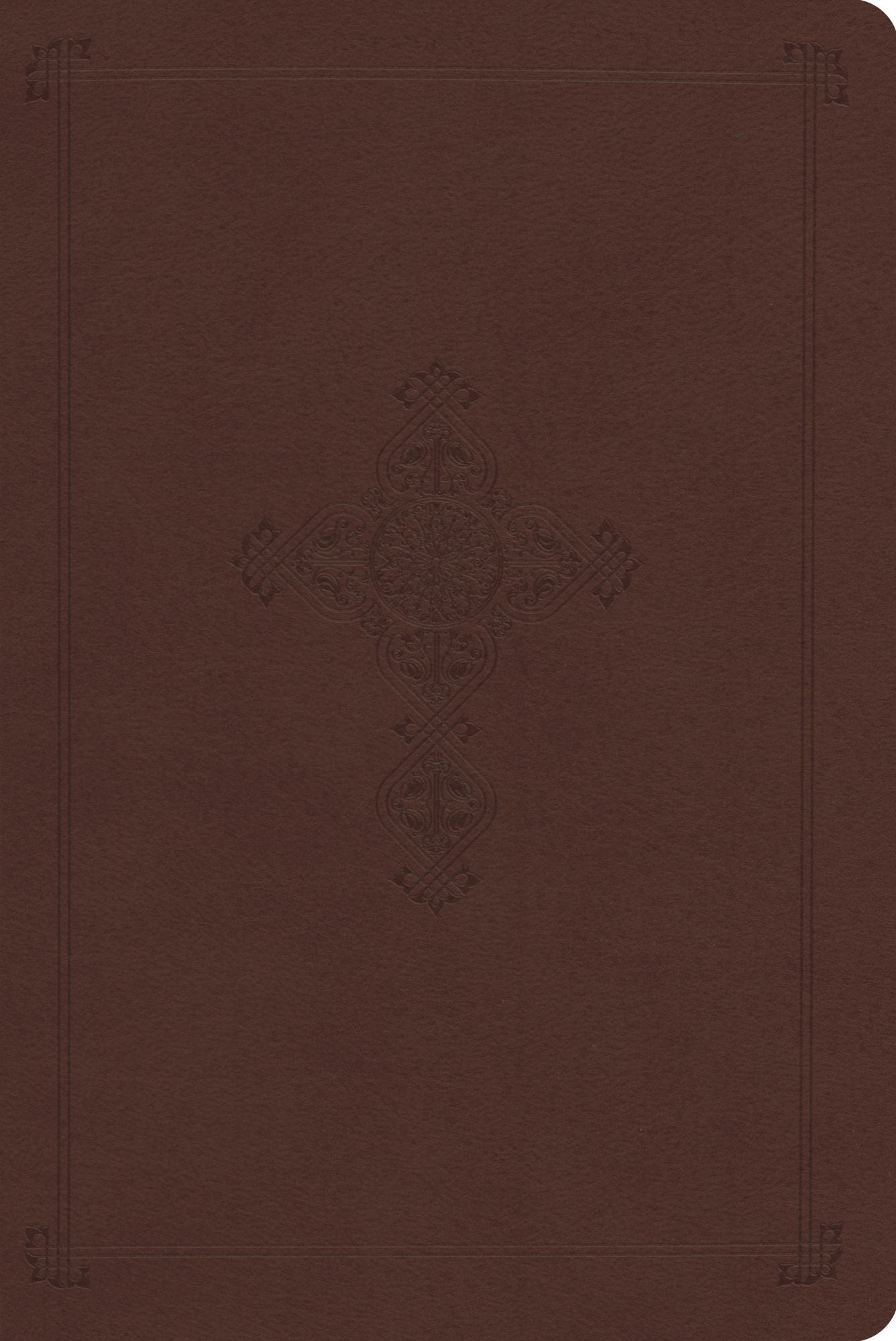 ESV Personal Reference Bible (TruTone, Brown, Antique Cross Design)
