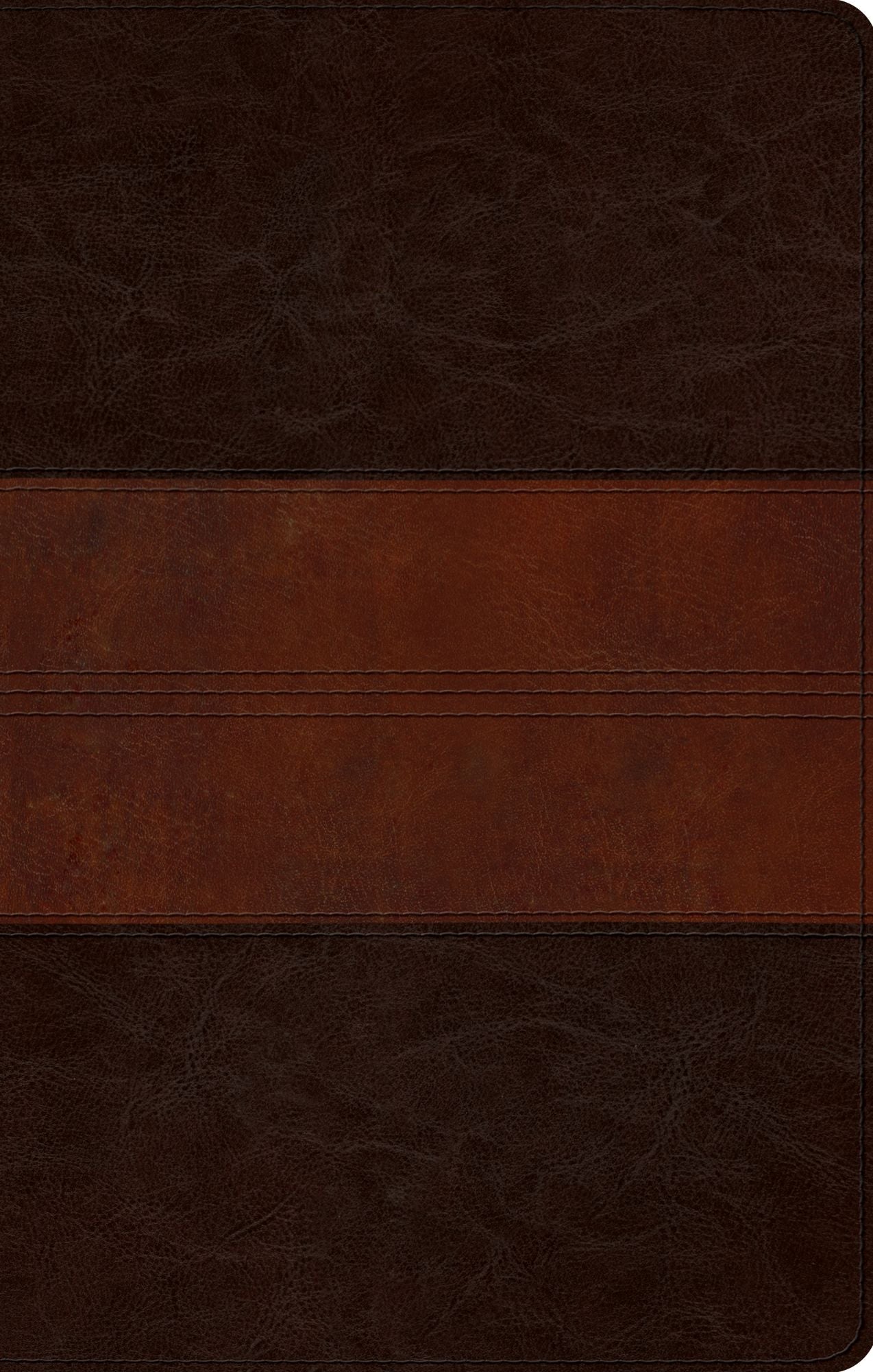 ESV UltraThin Bible (TruTone, Deep Brown/Tan, Trail Design)