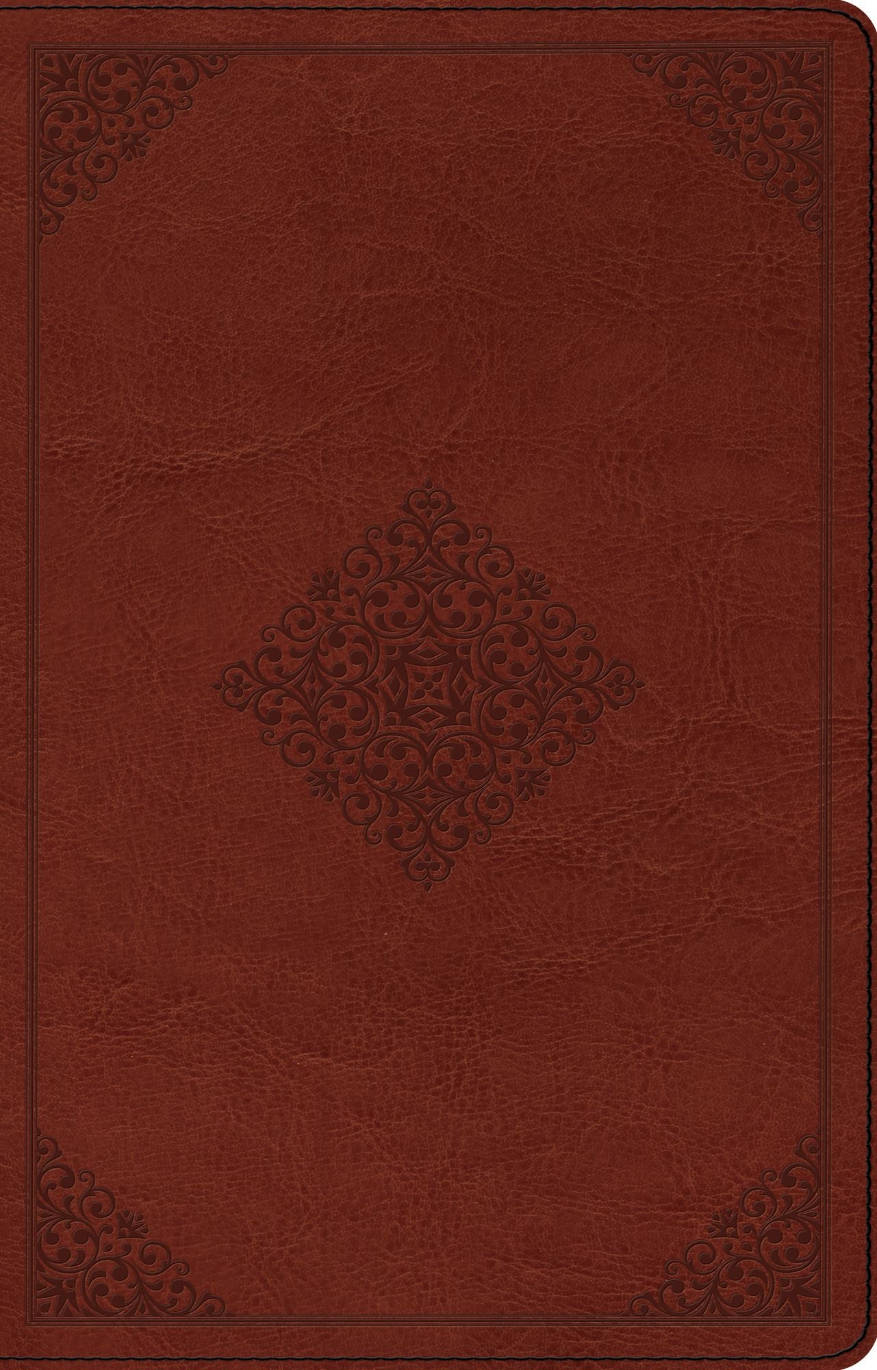 ESV Large Print Thinline Reference Bible (TruTone, Tan, Ornament Design)