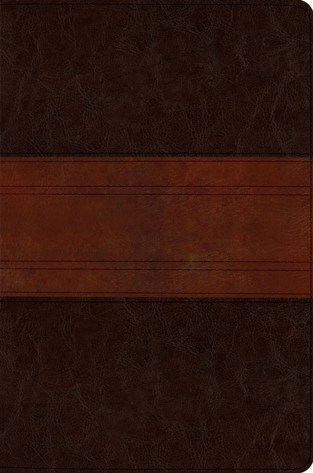 ESV MacArthur Study Bible, Personal Size (TruTone, Chocolate/Walnut, Trail Design)