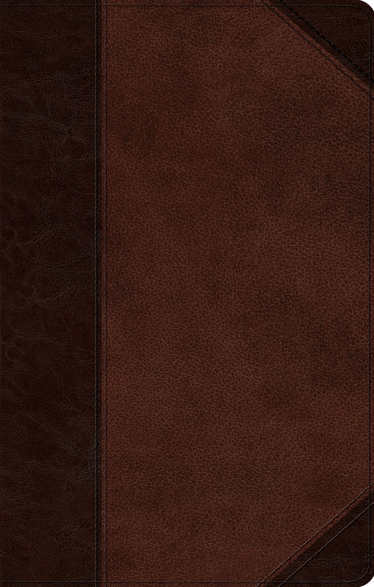 ESV UltraThin Bible (TruTone, Brown/Walnut, Portfolio Design)