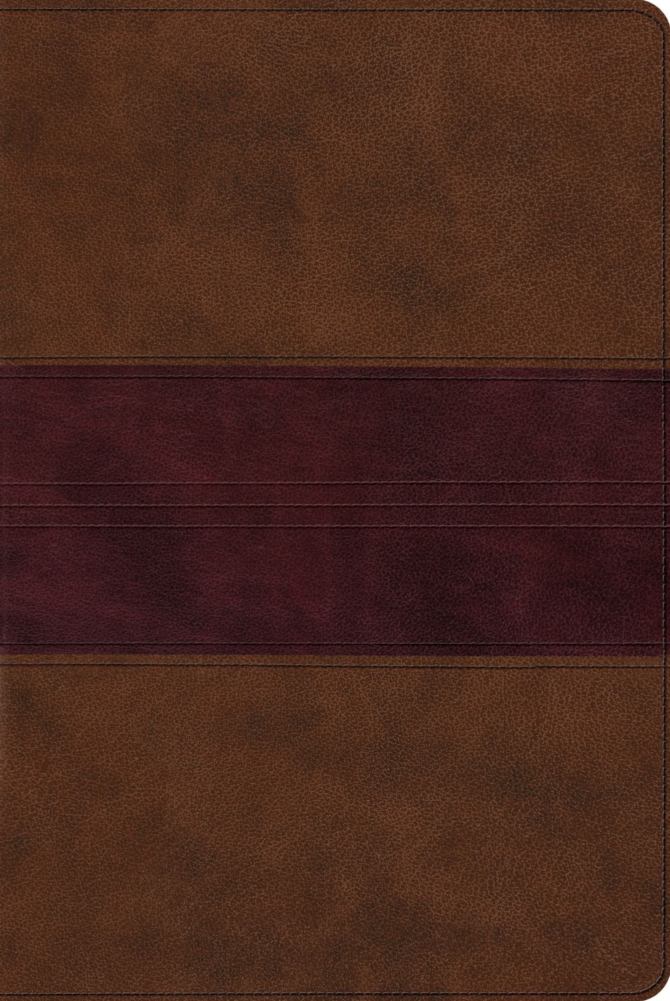 ESV Single Column Heritage Bible (TruTone, Chocolate/Plum, Trail Design)