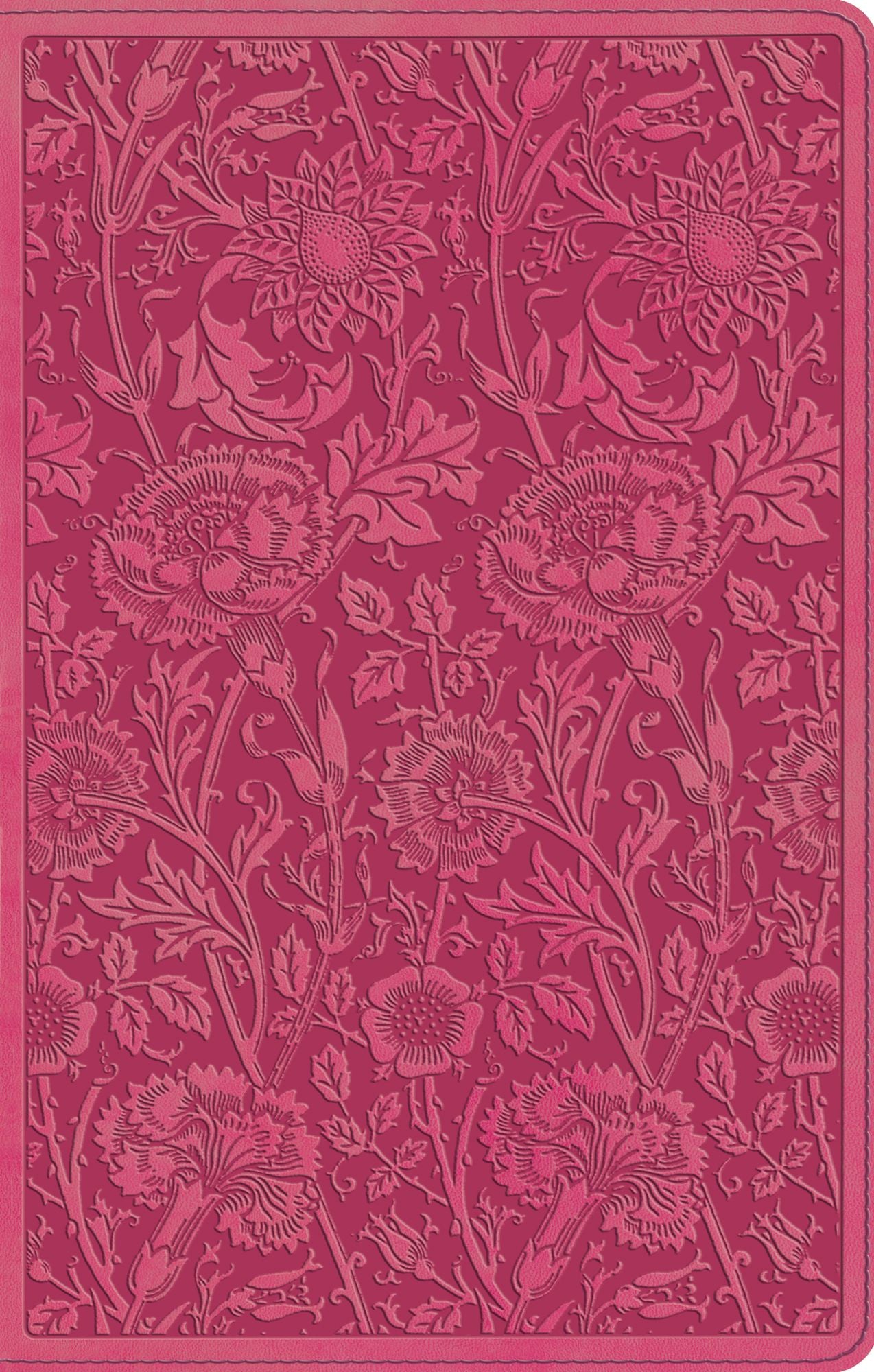 ESV UltraThin Bible (TruTone, Berry, Floral Design)