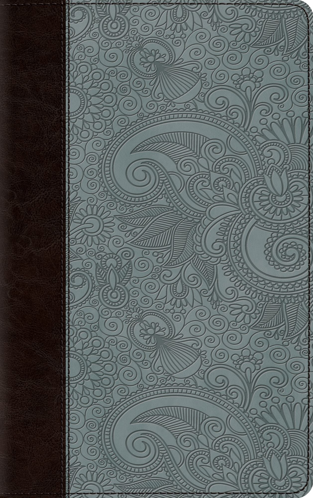 ESV Thinline Bible (TruTone, Chocolate/Blue, Garden Design)