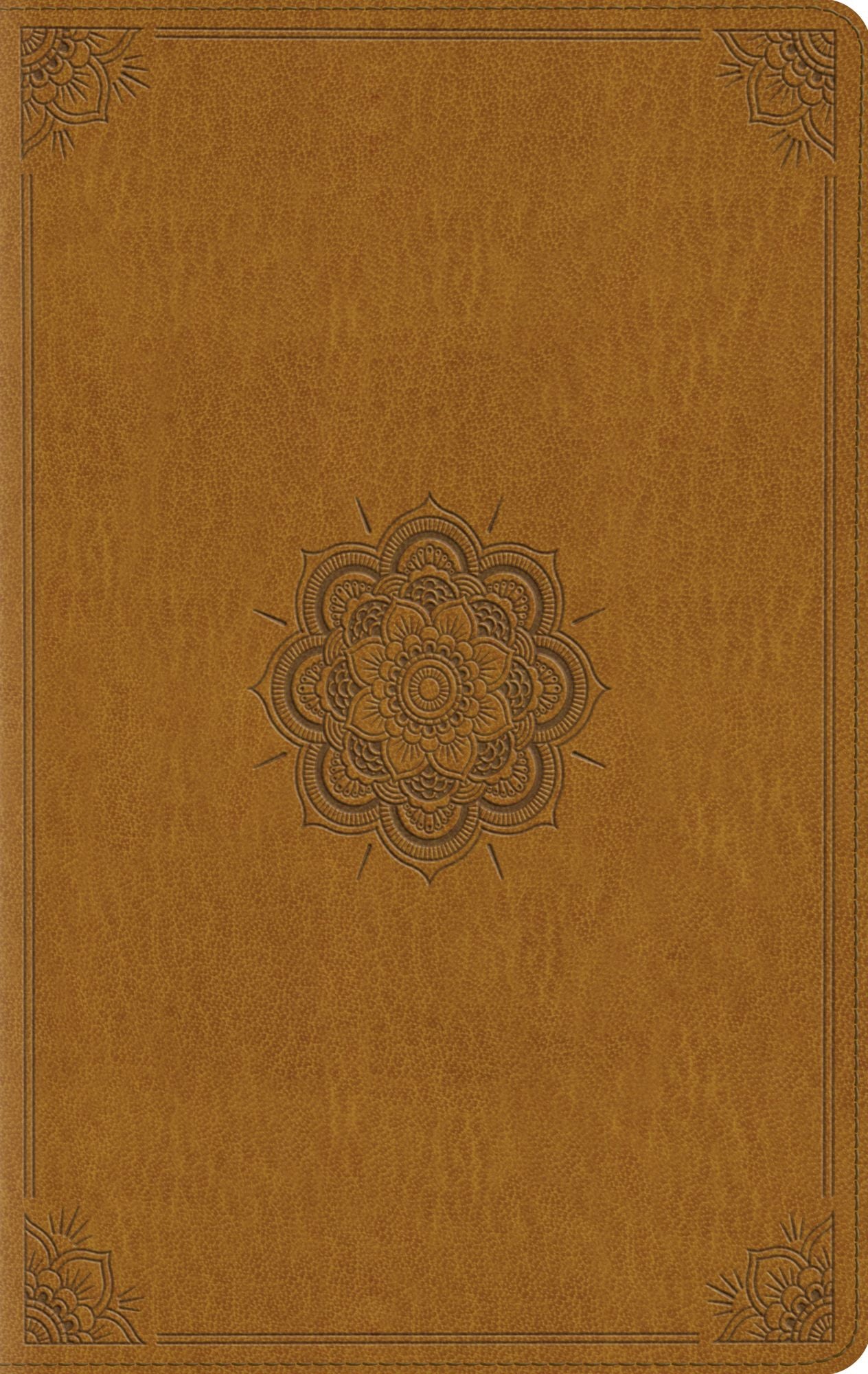 ESV Large Print Compact Bible (TruTone, Goldenrod, Emblem Design)