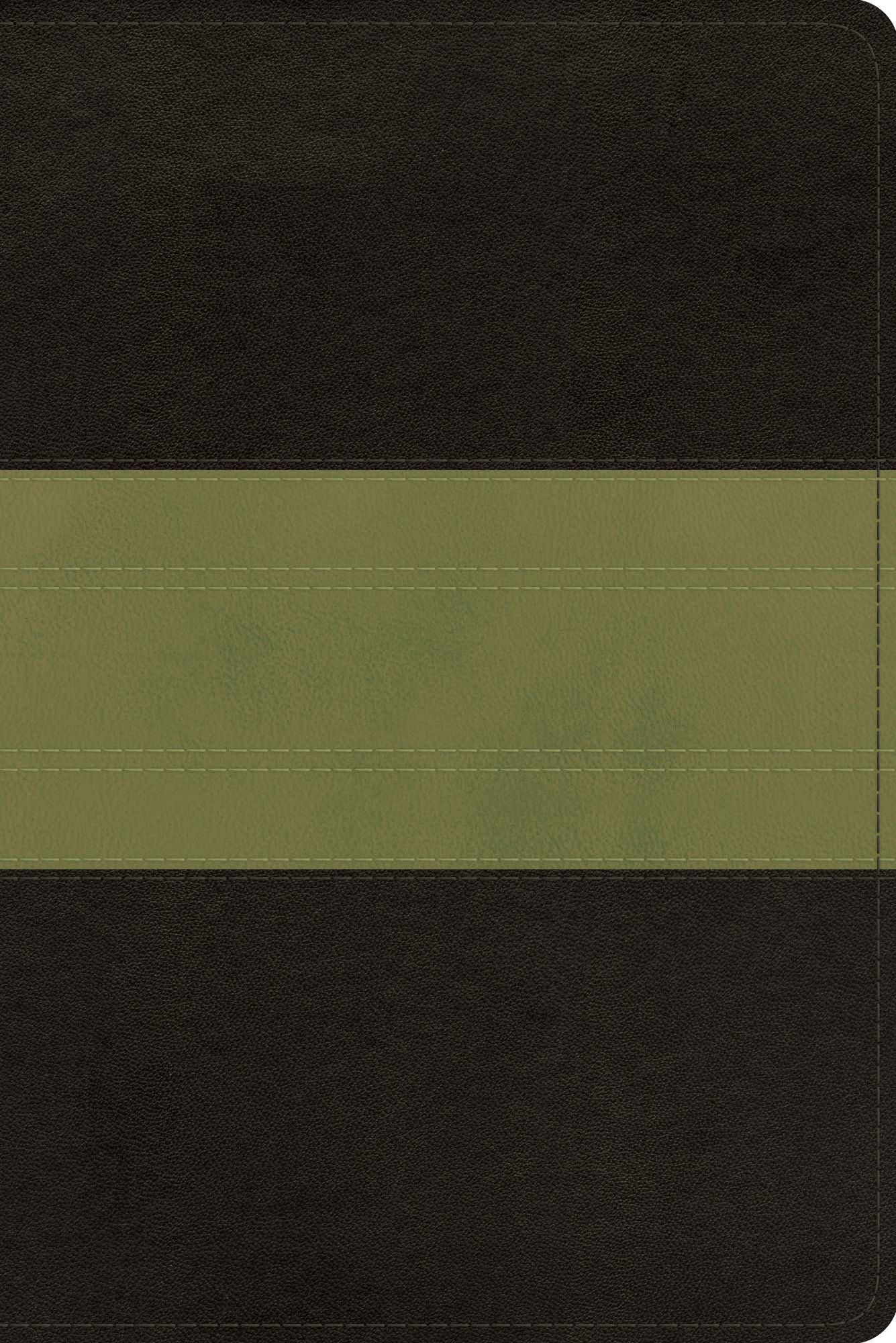ESV Study Bible, Personal Size (TruTone, Charcoal/Sage, Trail Design)