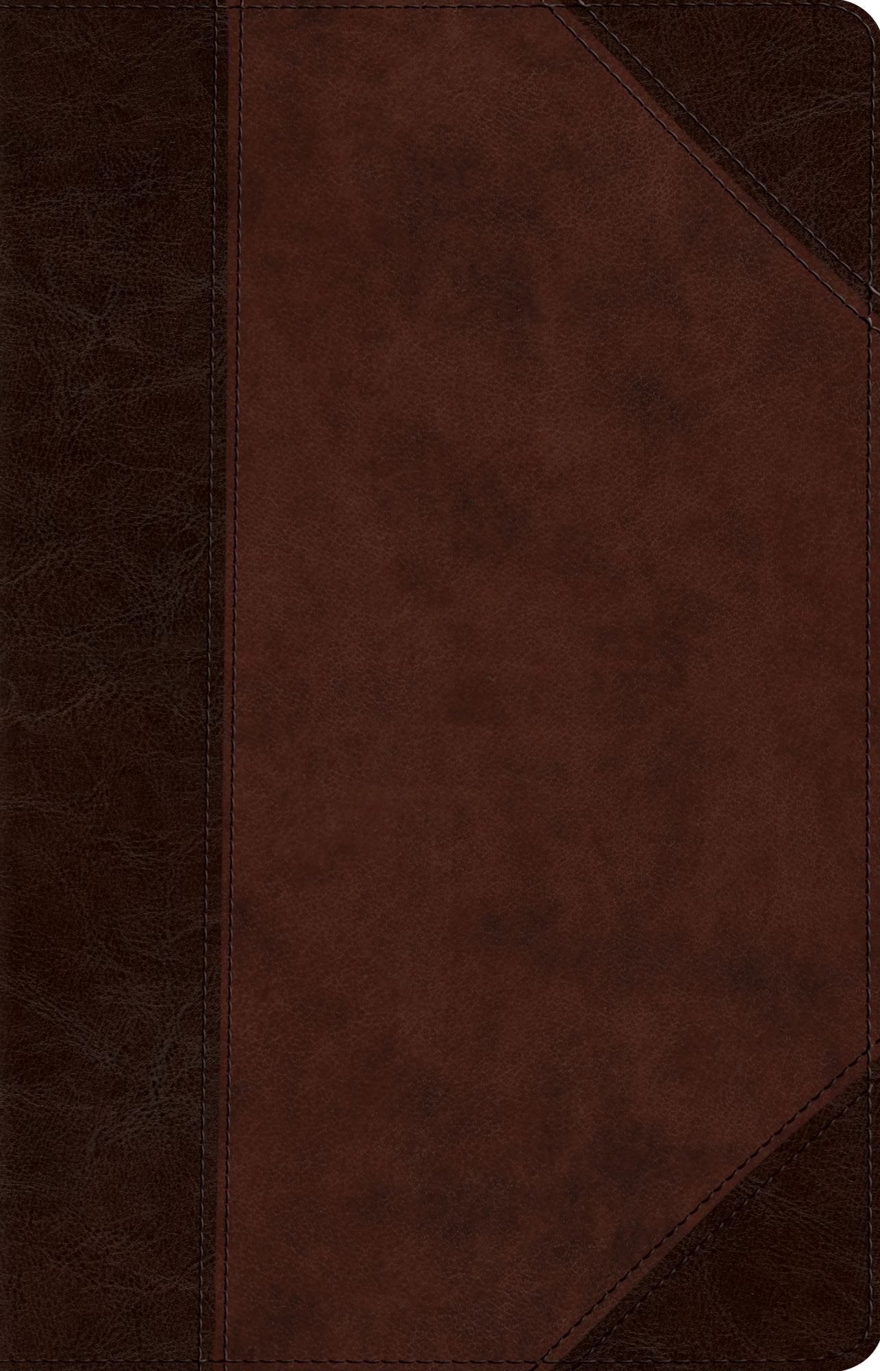 ESV Wide Margin Reference Bible (TruTone, Brown/Walnut, Portfolio Design)